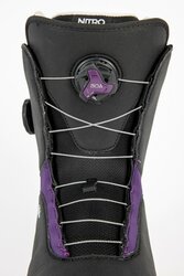 Snowboardové topánky NITRO SCALA BOA - 245, black/purple