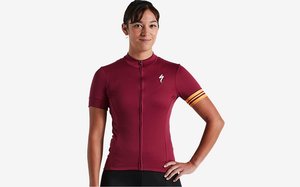 Dámsky dres SPECIALIZED RBX SPORT LOGO JERSEY SS W - L, ruby wine