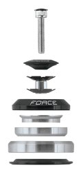 Riadenie FORCE TAPER 1 1/8-1 1/2 36 - black