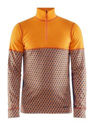 Tričko CRAFT MERINO 240 3/4 ZIP dl.rukáv