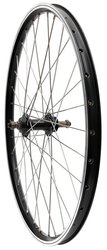 Zapletený bicykel 24&quot; MAX1 S V-brake zadný, ložiskový, závitový, čierne/strieborné