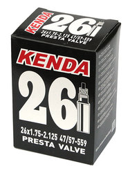 Duša KENDA 26x1,75-2,125 (47/57-559) FV 32 mm - black