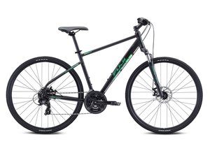 Bicykel FUJI TRAVERSE 1.7 DISC - 15, satin black/green