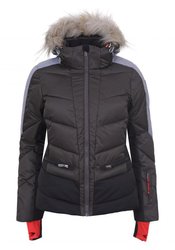 Dámska bunda ICEPEAK ELECTRA - 34, black/grey/red