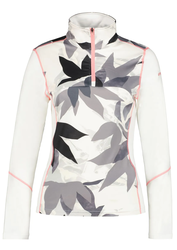 Mikina ICEPEAK COLOME 1/2 zips W - XL, white/print