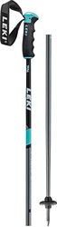 Palice LEKI NEOLITE AIRFOIL - 110, gunmetal black/light turquoise