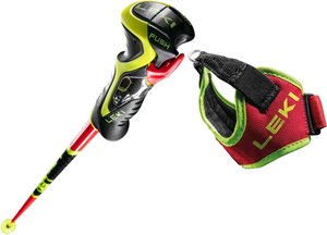 Palice LEKI WCR SL 3D - 115, red/black/neon yellow