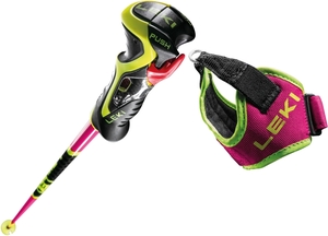 Palice LEKI VENOM SL 3D - 115, neón pink/black/neon yellow