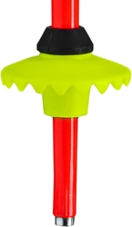 Palice LEKI RACING KIDS - 100, bright red/black/neon yellow