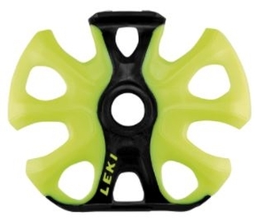 Tanierik Leki Basket 95mm - black/neonyellow