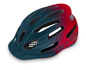 Prilba R2 ATH33E SPIRIT - L, matte petrol green/red