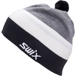 Čiapka SWIX TRADITION JR - 53, black/white/grey