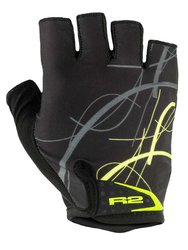 Rukavice R2 ATR36D EASER - L, black/neon yellow