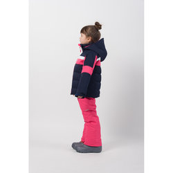 Detská lyžiarska bunda a nohavice PHENIX PISCES KIDS - 10/14, navy/pink/white