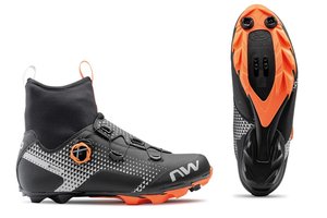 Cyklistické tretry Northwave CELSIUS Xc GTX - 37, black/orange/reflec