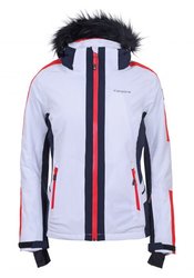 Dámska bunda ICEPEAK FITHIAN - 36, white/black/red