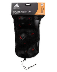 Chrániče Rollerblade SKATE GEAR - 3 sada JR - XS, black/red