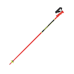 Palice LEKI RACING KIDS - 100, fluorescent red/black/neon yellow