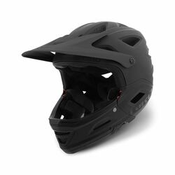 Prilba GIRO SWITCHBLADE MIPS - M, matte black/glos black