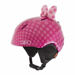 Helma GIRO LAUNCH PLUS - XS, pink bow polka dots