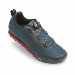 Cyklistické tretry GIRO TRACKER - 42, harbor blue/bright red