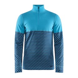 Tričko CRAFT MERINO 240 3/4 ZIP dl.rukáv